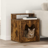 Casa per Gatti Rovere fumé 42,5 x 40 x 53,5 cm