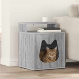 Casa per Gatti Grigio Sonoma 42,5 x 40 x 53,5 cm