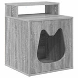 Casa per Gatti Grigio Sonoma 42,5 x 40 x 53,5 cm