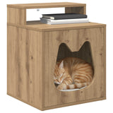 Casa per Gatti Rovere Artigianale 42,5 x 40 x 53,5 cm