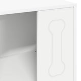 Cuccia per cani Bianco 44 x 42 x 49 cm Legno truciolato