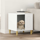 Cuccia per cani Bianco 44 x 42 x 49 cm Legno truciolato