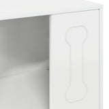 Cuccia per cani Bianco Lucido 44 x 42 x 49 cm Legno truciolato