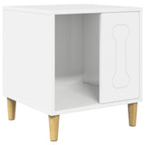 Cuccia per cani Bianco Lucido 44 x 42 x 49 cm Legno truciolato