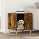 Cuccia per cani Rovere fumé 44 x 42 x 49 cm Legno truciolato
