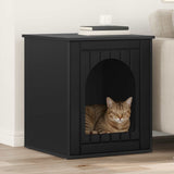 Casa per Gatti Nero 53 x 52 x 62 cm Legno truciolato