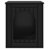 Casa per Gatti Nero 53 x 52 x 62 cm Legno truciolato