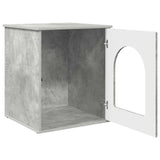 Casa per Gatti Calcestruzzo 53 x 52 x 62 cm Legno truciolato
