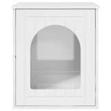 Casa per Gatti Bianco Lucido 53 x 52 x 62 cm Legno truciolato