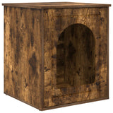 Casa per Gatti Rovere fumé 53 x 52 x 62 cm Legno truciolato