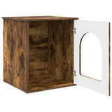Casa per Gatti Rovere fumé 53 x 52 x 62 cm Legno truciolato