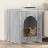 Casa per Gatti Grigio Sonoma 53 x 52 x 62 cm Legno truciolato