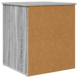 Casa per Gatti Grigio Sonoma 53 x 52 x 62 cm Legno truciolato