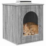 Casa per Gatti Grigio Sonoma 53 x 52 x 62 cm Legno truciolato
