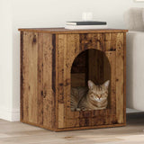 Casa per Gatti Legno vecchio 53 x 52 x 62 cm Legno truciolato