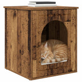 Casa per Gatti Legno vecchio 53 x 52 x 62 cm Legno truciolato