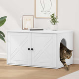 Casa per Gatti Bianco 85 x 55 x 50,5 cm Legno truciolato