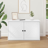 Casa per Gatti Bianco 85 x 55 x 50,5 cm Legno truciolato