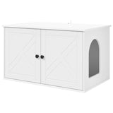 Casa per Gatti Bianco 85 x 55 x 50,5 cm Legno truciolato