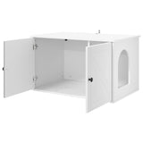 Casa per Gatti Bianco 85 x 55 x 50,5 cm Legno truciolato
