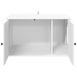 Casa per Gatti Bianco 85 x 55 x 50,5 cm Legno truciolato