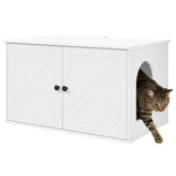Casa per Gatti Bianco 85 x 55 x 50,5 cm Legno truciolato