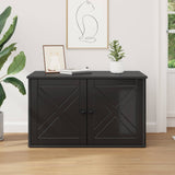 Casa per Gatti Nero 85 x 55 x 50,5 cm Legno truciolato
