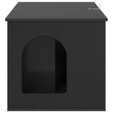 Casa per Gatti Nero 85 x 55 x 50,5 cm Legno truciolato