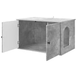 Casa per Gatti Calcestruzzo 85 x 55 x 50 cm Legno truciolato
