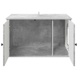 Casa per Gatti Calcestruzzo 85 x 55 x 50 cm Legno truciolato