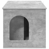Casa per Gatti Calcestruzzo 85 x 55 x 50 cm Legno truciolato