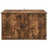 Casa per Gatti Rovere fumé 85 x 55 x 50 cm Legno truciolato