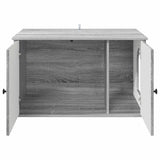 Casa per Gatti Grigio Sonoma 85 x 55 x 50 cm Legno truciolato