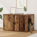 Casa per Gatti Legno vecchio 85 x 55 x 50 cm Legno truciolato