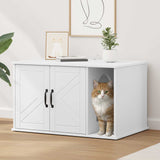 Casa per Gatti Bianco 85 x 55 x 50 cm Legno truciolato