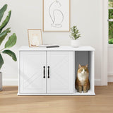 Casa per Gatti Bianco 85 x 55 x 50 cm Legno truciolato