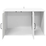 Casa per Gatti Bianco 85 x 55 x 50 cm Legno truciolato