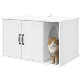 Casa per Gatti Bianco 85 x 55 x 50 cm Legno truciolato