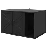 Casa per Gatti Nero 85 x 55 x 50 cm Legno truciolato