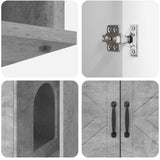 Casa per Gatti Calcestruzzo 85 x 55 x 50 cm Legno truciolato