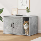 Casa per Gatti Calcestruzzo 85 x 55 x 50 cm Legno truciolato