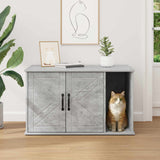 Casa per Gatti Calcestruzzo 85 x 55 x 50 cm Legno truciolato