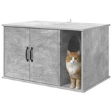 Casa per Gatti Calcestruzzo 85 x 55 x 50 cm Legno truciolato