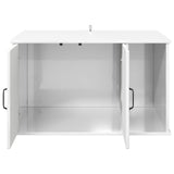 Casa per Gatti Bianco Lucido 85 x 55 x 50 cm Legno truciolato