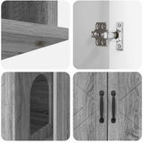 Casa per Gatti Grigio Sonoma 85 x 55 x 50 cm Legno truciolato