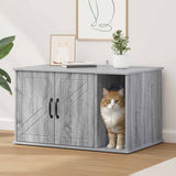 Casa per Gatti Grigio Sonoma 85 x 55 x 50 cm Legno truciolato
