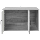 Casa per Gatti Grigio Sonoma 85 x 55 x 50 cm Legno truciolato