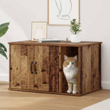 Casa per Gatti Legno vecchio 85 x 55 x 50 cm Legno truciolato