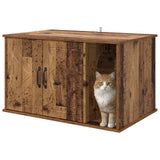 Casa per Gatti Legno vecchio 85 x 55 x 50 cm Legno truciolato