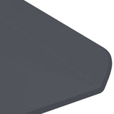 Mensola sospesa 3 pcs Antracite 40 x 9 x 2,5 cm Acciaio